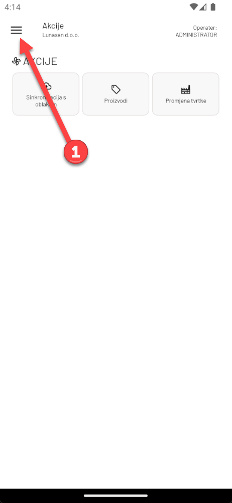 Podešavanje Mobilni WIP aplikacije